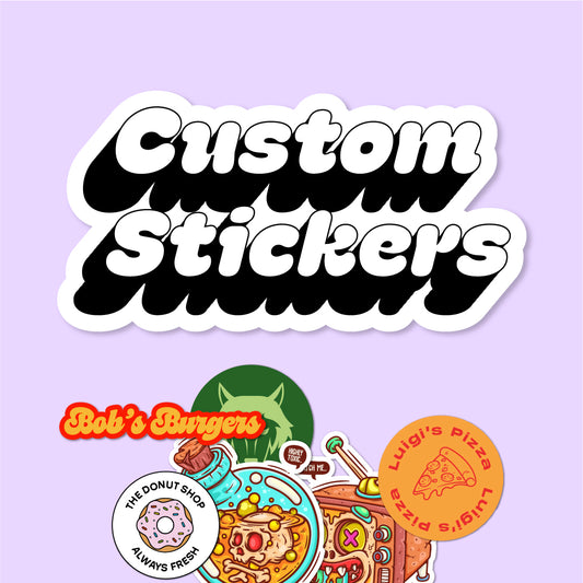 Custom Vinyl Stickers - Small Business Promo